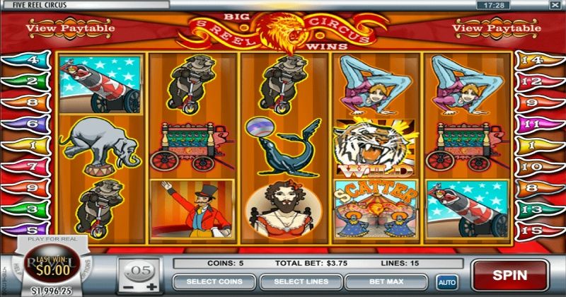 Play in 5 Reel Circus Slot Online from Rival Gaming for free now | www.villassanblas.com