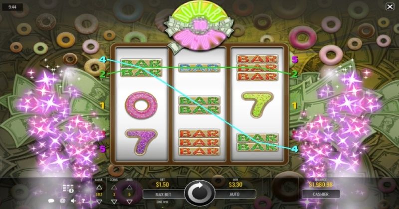 Play in Dollars to Donuts Slot Online from Rival Gaming for free now | www.villassanblas.com